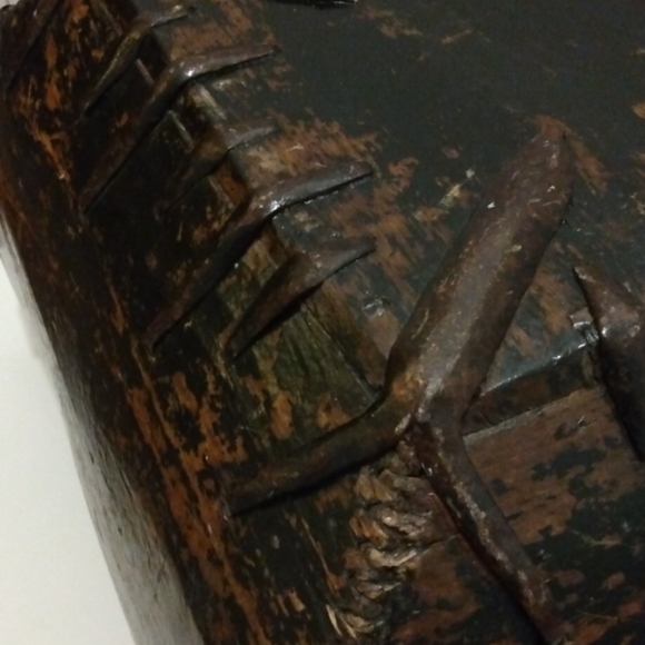 Medieval Antique Basket With Handle - Picture 6 of 8